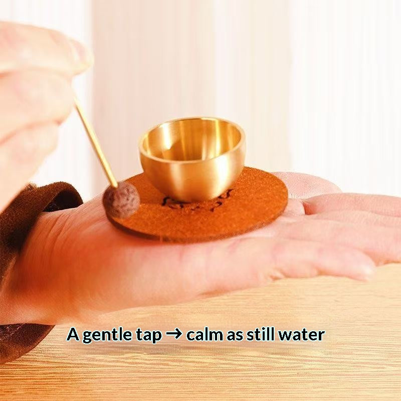 Handgjord klangskål mini - Meditation och stresshantering