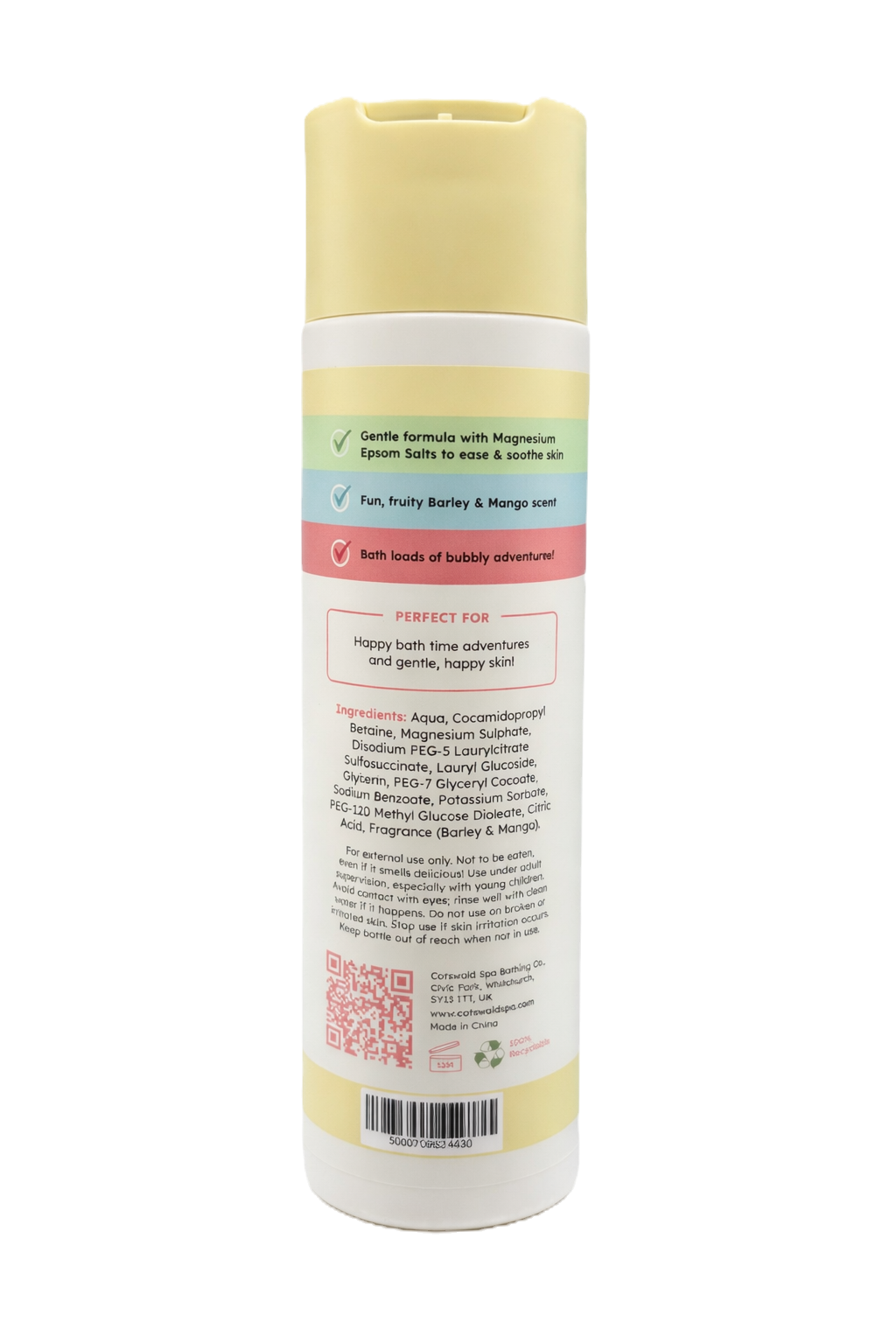 Barns Naturliga & Roliga med Epsom Salt (Korn & Mango)