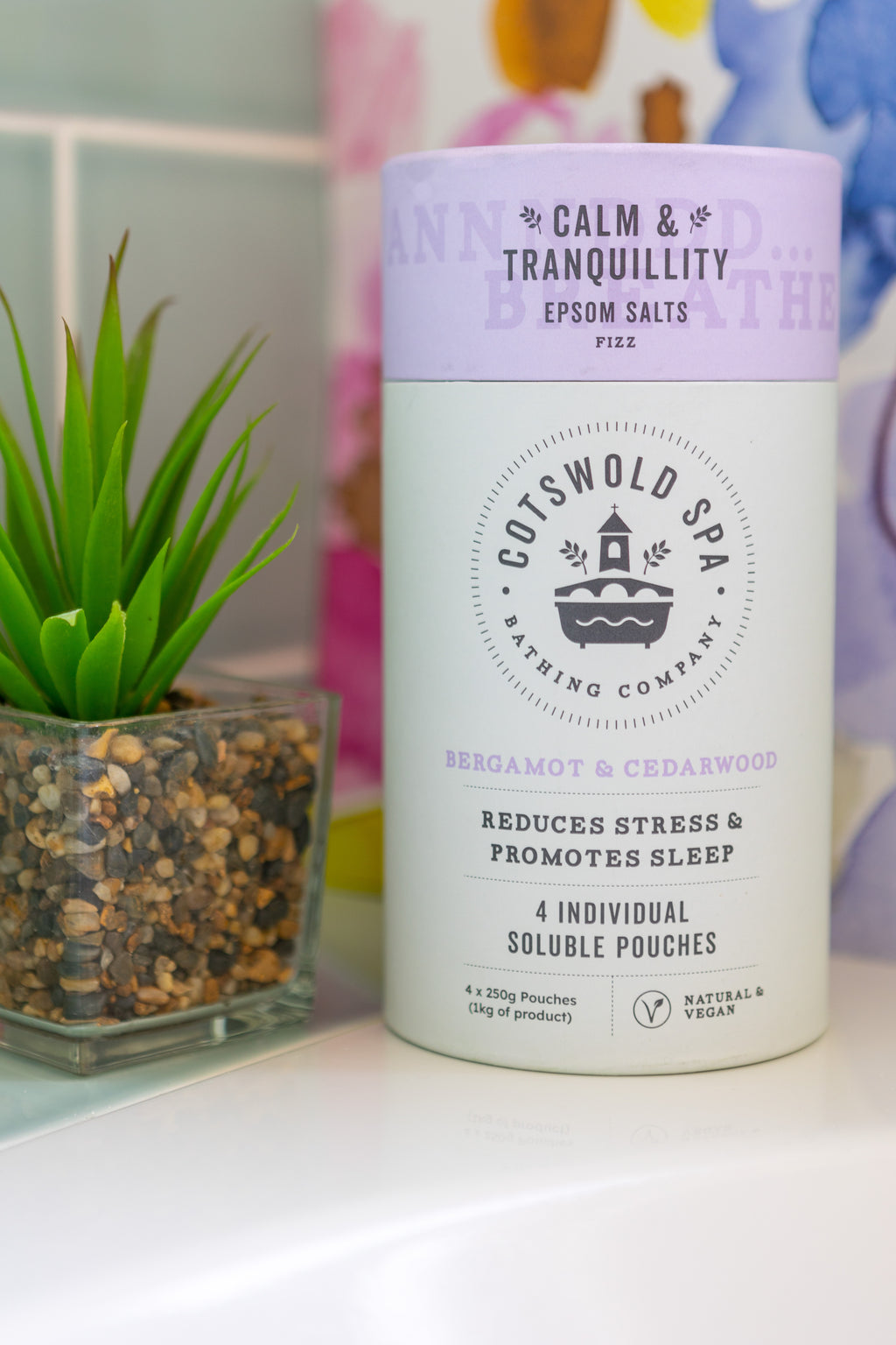 Lyxserien Lugn & Ro Epsom Salt med Bergamott & Cederträ (1Kg)