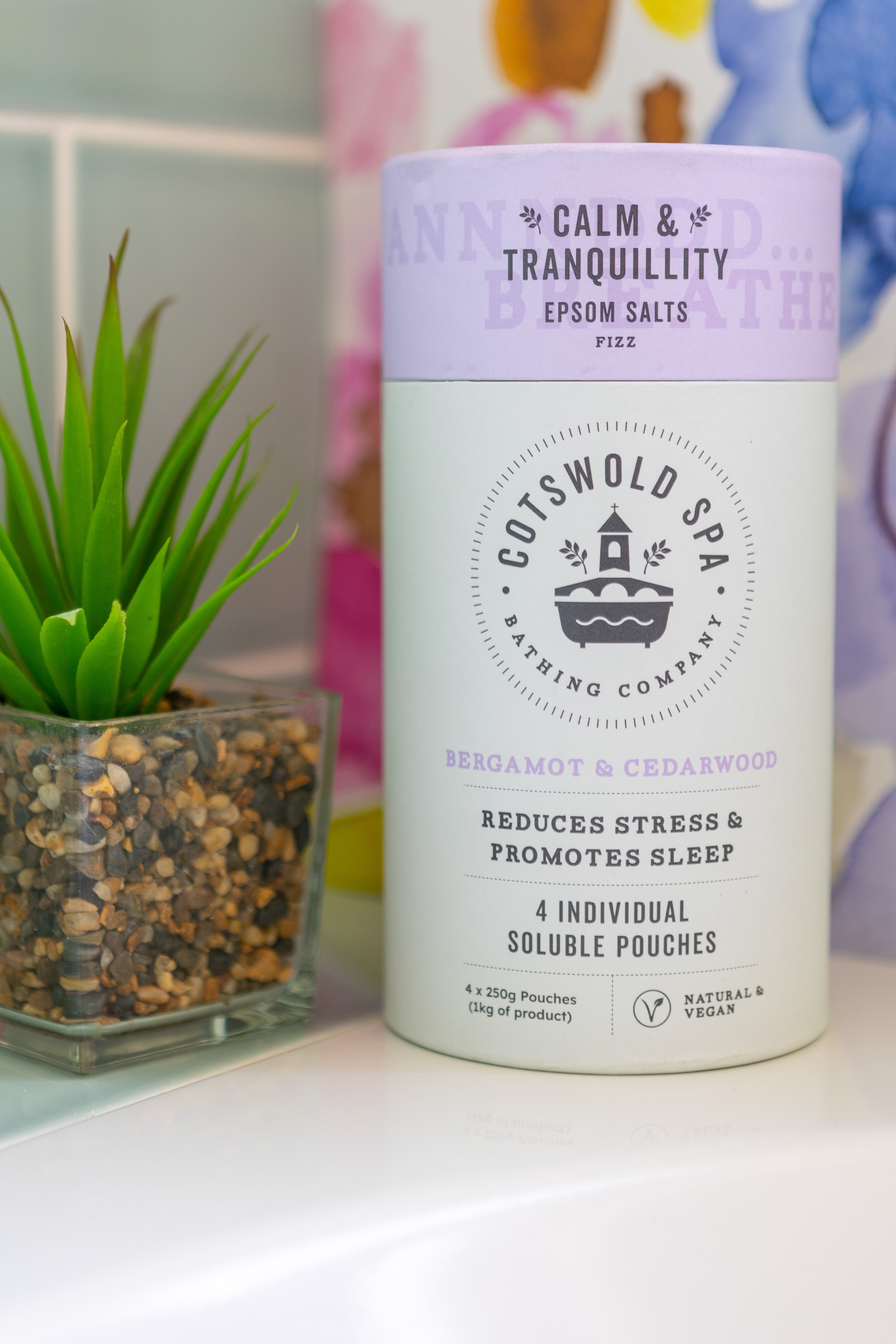 Lyxserien Lugn & Ro Epsom Salt med Bergamott & Cederträ (1Kg)